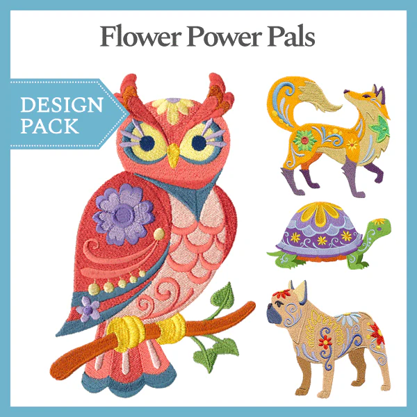 A Flower Power Pals Design Pack - Image 3