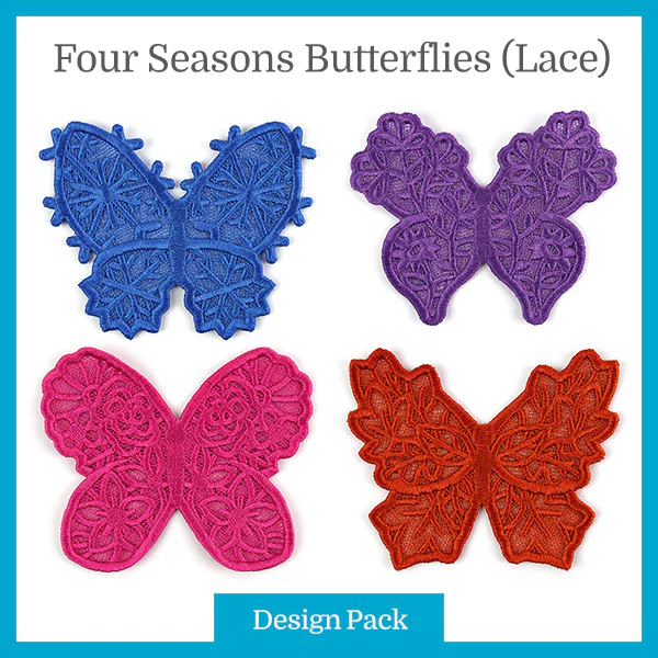 A Four Seasons Butterflies (Lace) Design Pack - Image 2