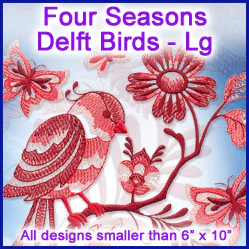 A Four Seasons Delft Birds Design Pack - Image 2