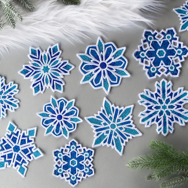 A Frosted & Fancy Snowflake (Lace) Design Pack - Image 26