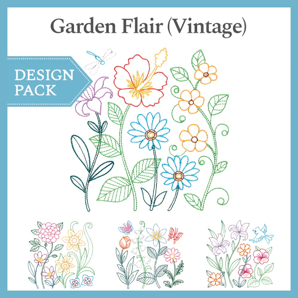 A Garden Flair (Vintage) Design Pack - Image 5