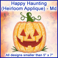 A Happy Haunting (Heirloom Applique) Design Pack - Image 2