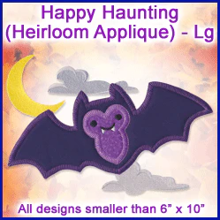 A Happy Haunting (Heirloom Applique) Design Pack - Image 4