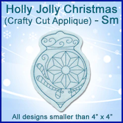 A Holly Jolly Christmas (Crafty Cut Applique) Design Pack - Image 3