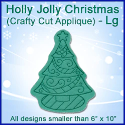 A Holly Jolly Christmas (Crafty Cut Applique) Design Pack - Image 4