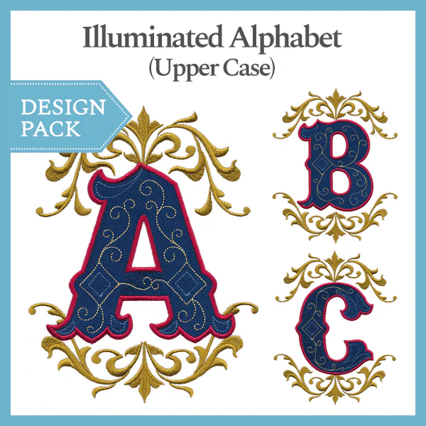 A Illuminated Alphabet Design Pack - Image 4
