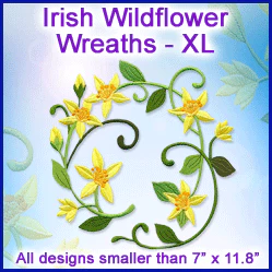 A Irish Wildflower Wreaths Design Pack - Image 2