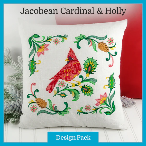 A Jacobean Cardinal & Holly Design Pack - Image 3