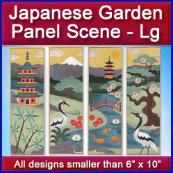 A Japanese Garden Panel Scene Design Pack - Image 2