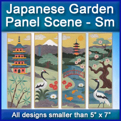 A Japanese Garden Panel Scene Design Pack - Image 4