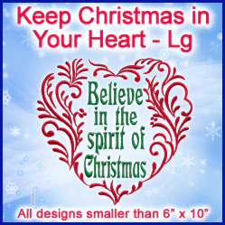 A Keep Christmas in Your Heart Design Pack - Image 3