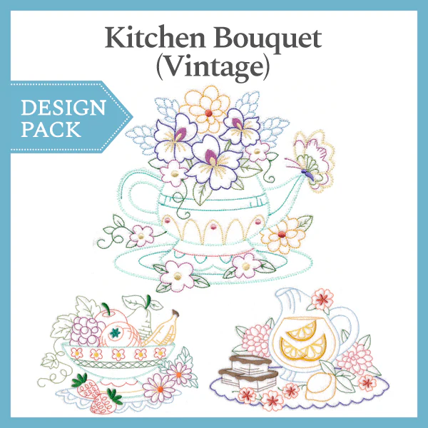 A Kitchen Bouquet (Vintage) Design Pack - Image 5