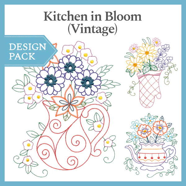 A Kitchen in Bloom (Vintage) Design Pack - Image 6