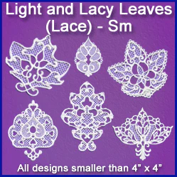 A Light and Lacy Leaves (Lace) Design Pack - Image 2