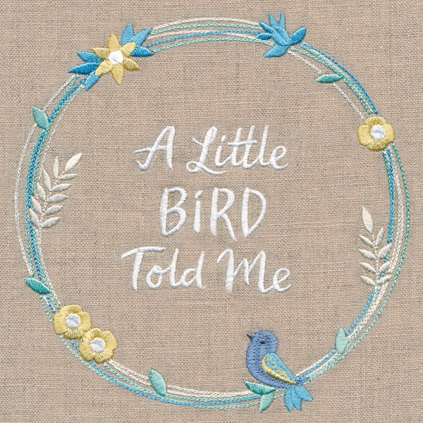 A Little Bird Told Me Wildflower Wreath - Image 3