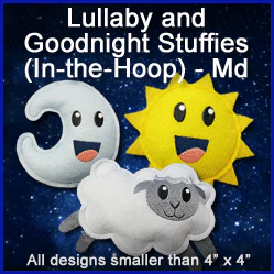 A Lullaby and Goodnight Stuffies (In-the-Hoop) Design Pack - Image 2