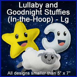 A Lullaby and Goodnight Stuffies (In-the-Hoop) Design Pack - Image 4