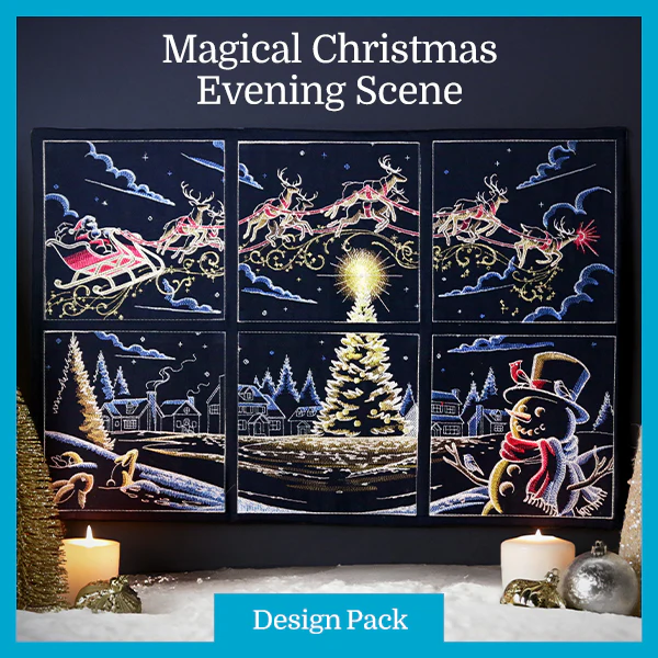 A Magical Christmas Evening Scene Design Pack - Image 2