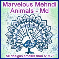 A Marvelous Mehndi Animals Design Pack - Image 4