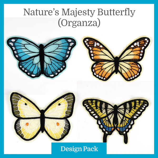 A Nature's Majesty Butterfly (Organza) Design Pack - Image 3