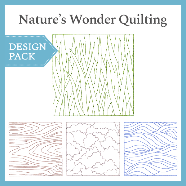 A Nature's Wonders Quilting Design Pack - Image 3