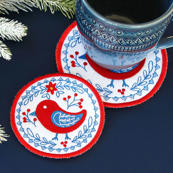 A Nordic Necessities Coasters & Circles (In-the-Hoop) Design Pack - Image 21