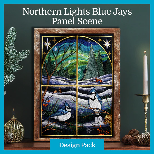 A Northern Lights Blue Jays Panel Scene Design Pack - Image 36
