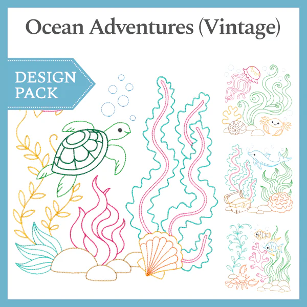 A Ocean Adventures (Vintage) Design Pack - Image 5