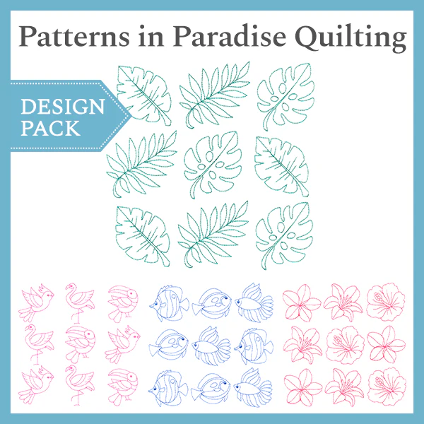 A Patterns in Paradise Quilting Design Pack - Image 6