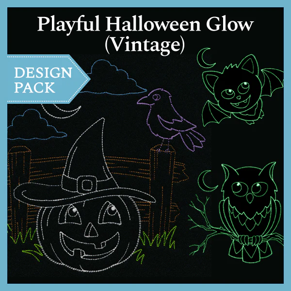 A Playful Halloween Glow (Vintage) Design Pack - Image 6