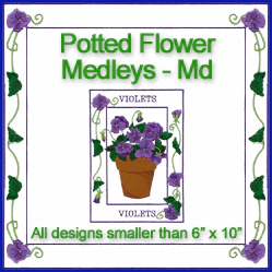 A Potted Flower Medleys Design Pack - Image 3