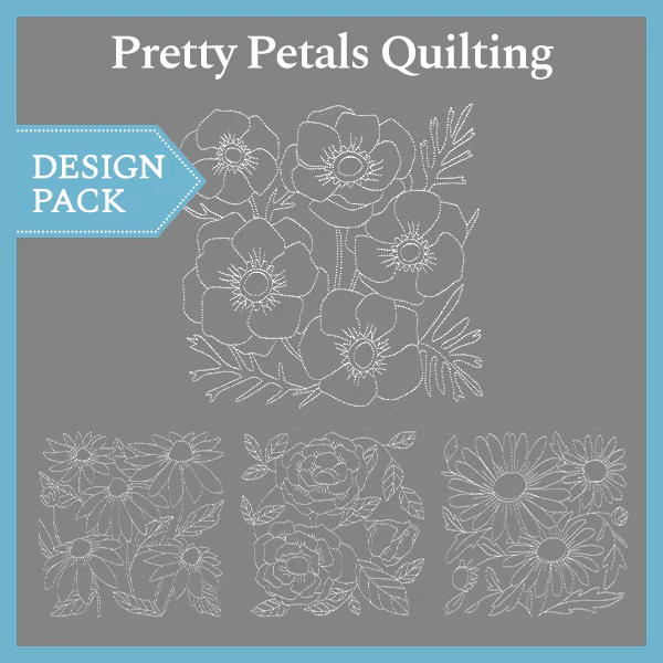 A Pretty Petals Quilting Design Pack - Image 6