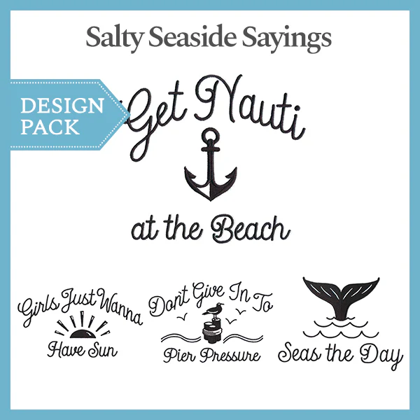 A Salty Seaside Sayings Design Pack - Image 6