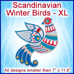 A Scandinavian Winter Birds Design Pack - Image 2
