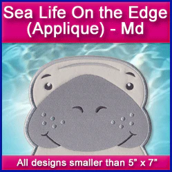 A Sea Life on the Edge (Applique) Design Pack - Image 2