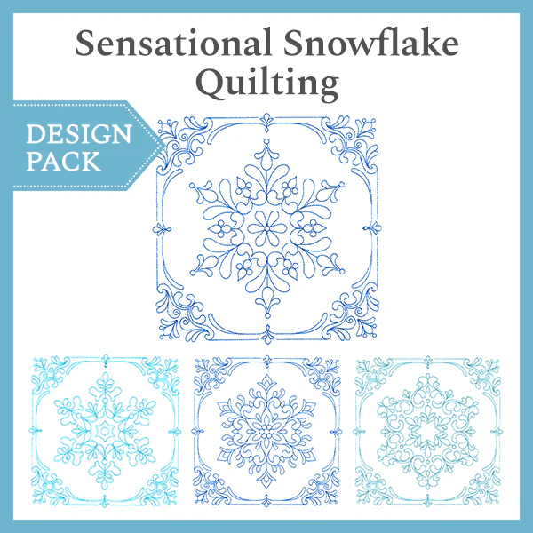 A Sensational Snowflake Quilting Design Pack - Image 5