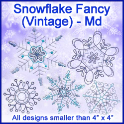 A Snowflake Fancy (Vintage) Design Pack - Image 2