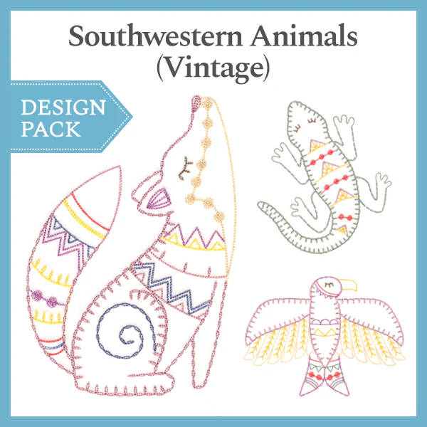 A Southwestern Animals (Vintage) Design Pack - Image 4