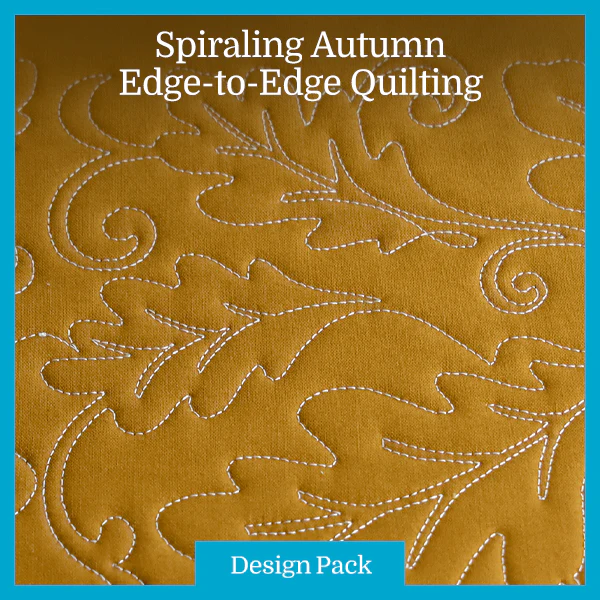A Spiraling Autumn (Edge-to-Edge Quilting) Design Pack - Image 2