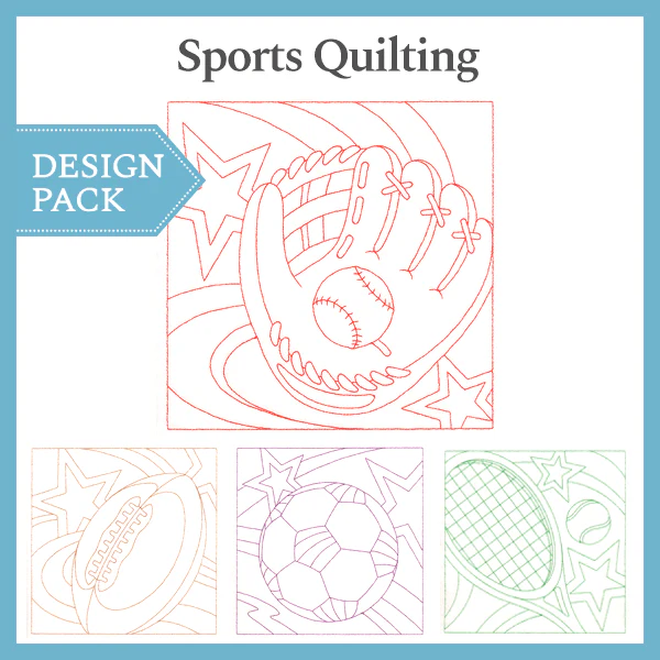 A Sports Quilting Design Pack - Image 3