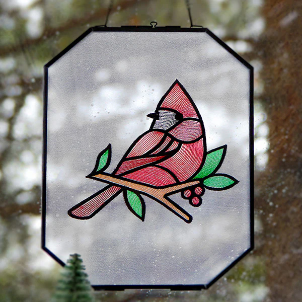 A Stained Glass Christmas Accents Design Pack - Image 2