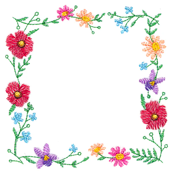 A Stitch of Blooms Square Wreath - Image 9