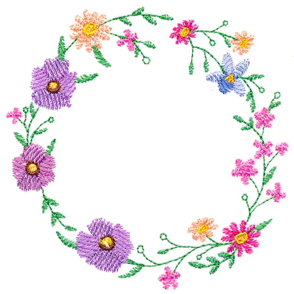 A Stitch of Blooms Wreath - Image 5