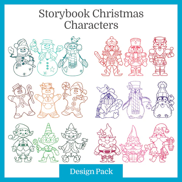 A Storybook Christmas Characters Design Pack - Image 3