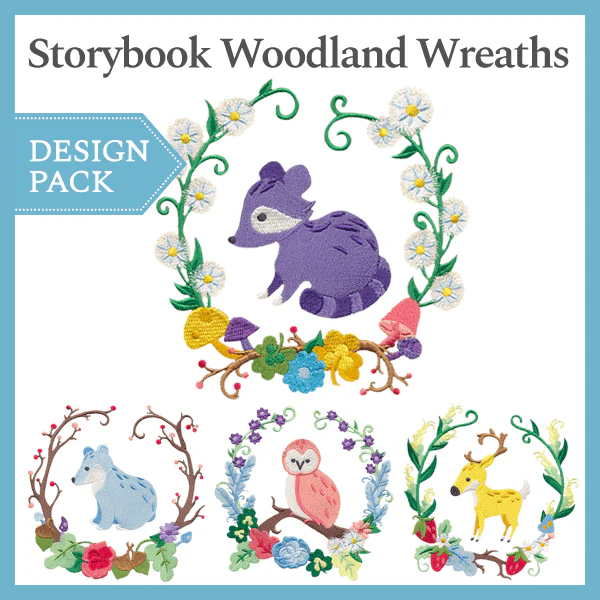 A Storybook Woodland Wreaths Design Pack - Image 5