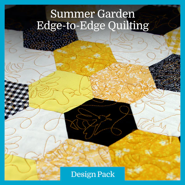 A Summer Garden (Edge-to-Edge Quilting) Design Pack - Image 3