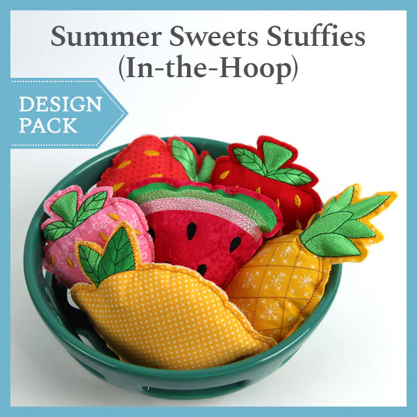 A Summer Sweets Stuffies  (In-the-Hoop) Design Pack - Image 2