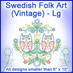 A Swedish Folk Art (Vintage) Design Pack - Image 3