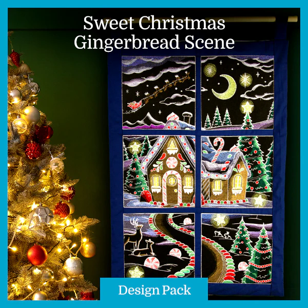 A Sweet Christmas Gingerbread Scene Design Pack - Image 5