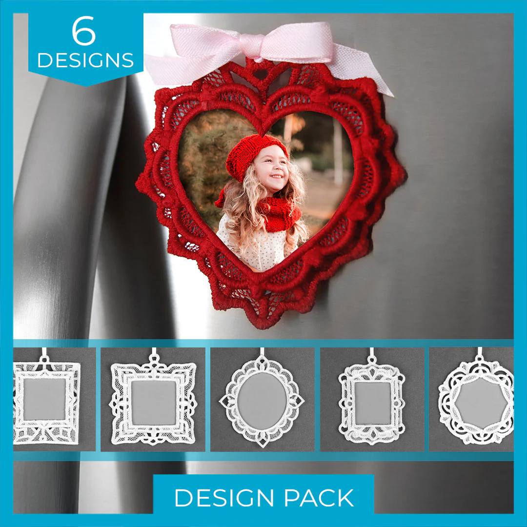 A Sweet Moments Frame Ornament (Lace) Design Pack